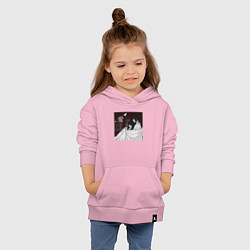 Толстовка детская хлопковая Безразличие любви, цвет: светло-розовый — фото 2