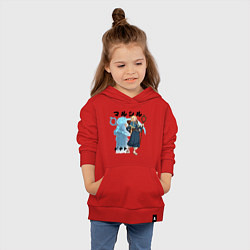 Толстовка детская хлопковая Эльфийка - Подземелье вкусностей, цвет: красный — фото 2