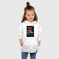 Толстовка детская хлопковая Мазда mx5 miata, цвет: белый — фото 2