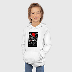 Толстовка детская хлопковая Мазда mx5 miata, цвет: белый — фото 2