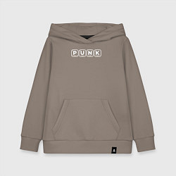Толстовка детская хлопковая Панк химия, цвет: утренний латте