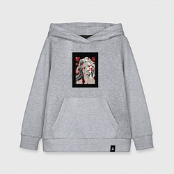 Толстовка детская хлопковая Клинок рассекающий демонов demon slayer Demon, цвет: меланж