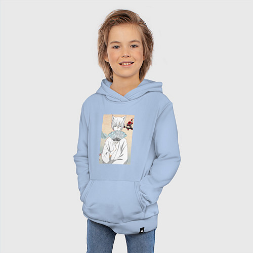 Детская толстовка-худи Очень приятно Бог Томоэ / Мягкое небо – фото 3