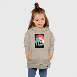 Толстовка детская хлопковая Реинкарнация безработного Эрис Бореас Грейрат, цвет: миндальный — фото 2