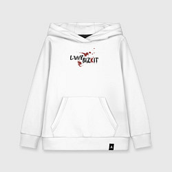 Толстовка детская хлопковая Limp bizkit group, цвет: белый