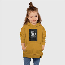 Толстовка детская хлопковая Марин Китагава Гяру, цвет: горчичный — фото 2