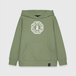Толстовка детская хлопковая Тардис дхарма, цвет: авокадо