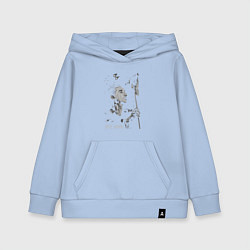 Толстовка детская хлопковая Depeche Mode - Gahan microphone, цвет: мягкое небо
