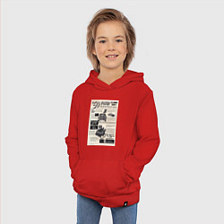 Толстовка детская хлопковая Ford ретро, цвет: красный — фото 2