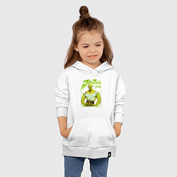 Толстовка детская хлопковая JoJo - Shrek, цвет: белый — фото 2