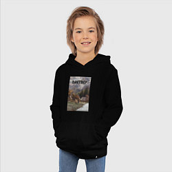 Толстовка детская хлопковая Dmitriy деревушка, цвет: черный — фото 2