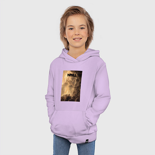 Детская толстовка-худи Kirill небосвод / Лаванда – фото 3
