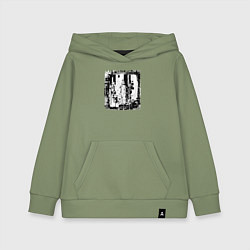 Толстовка детская хлопковая Input interrupt, цвет: авокадо
