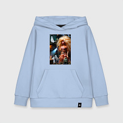 Толстовка детская хлопковая Барби с фонариком забралась на чердак в ночь на хэ, цвет: мягкое небо