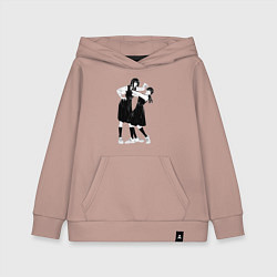 Толстовка детская хлопковая Человек-бензопила Йор, цвет: пыльно-розовый