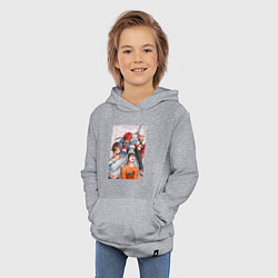 Толстовка детская хлопковая Дандадан: Кэн Такакура, цвет: меланж — фото 2