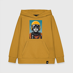 Детская толстовка-худи Кибер пилот