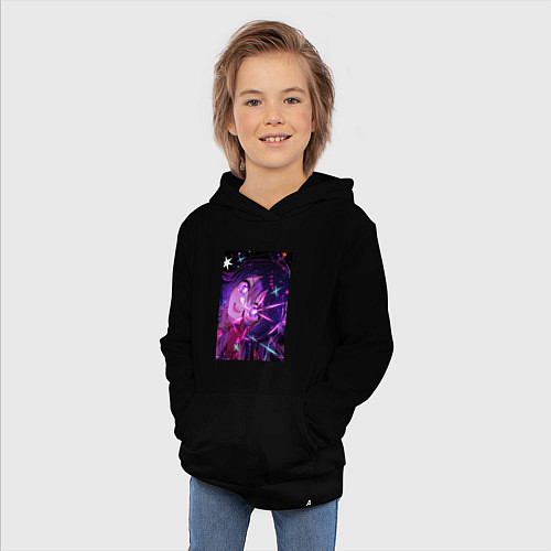 Детская толстовка-худи Ребёнок идола Ай Хосино / Черный – фото 3