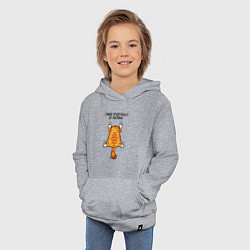 Толстовка детская хлопковая Главное - продержаться до выходных, цвет: меланж — фото 2