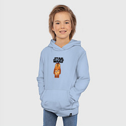 Толстовка детская хлопковая Чубакка - Звездные войны, цвет: мягкое небо — фото 2