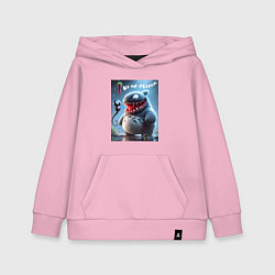 Толстовка детская хлопковая Ventotoro - we are Venom meme, цвет: светло-розовый