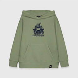 Толстовка детская хлопковая Воин пустоши, цвет: авокадо