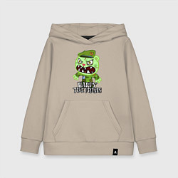 Толстовка детская хлопковая Angry - Flippy, цвет: миндальный