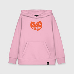 Толстовка детская хлопковая Wu-Tang halloween, цвет: светло-розовый