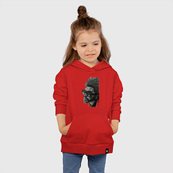 Толстовка детская хлопковая Blinding lights the weeknd, цвет: красный — фото 2