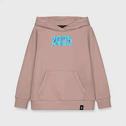 Толстовка детская хлопковая Ice 2025, цвет: пыльно-розовый