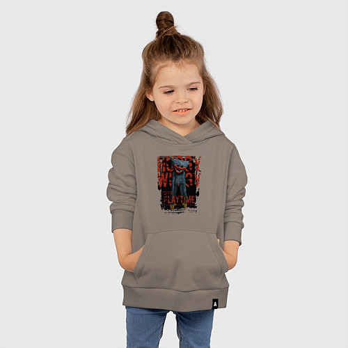 Детская толстовка-худи Хагги Вагги из Poppy Playtime / Утренний латте – фото 4