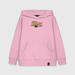 Толстовка детская хлопковая Luka magic basketball, цвет: светло-розовый