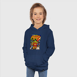 Толстовка детская хлопковая Баки о хэр, цвет: тёмно-синий — фото 2