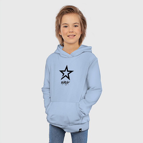 Детская толстовка-худи Maya - star / Мягкое небо – фото 3