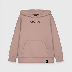 Толстовка детская хлопковая Friends, цвет: пыльно-розовый
