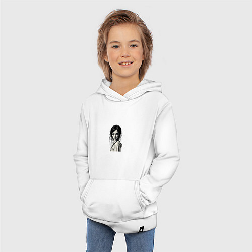 Детская толстовка-худи Темное очарование / Белый – фото 3