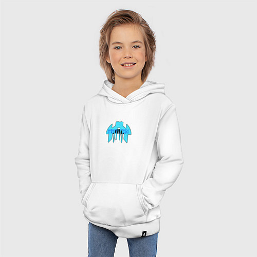 Детская толстовка-худи Cortex голубой aneurism iv / Белый – фото 3