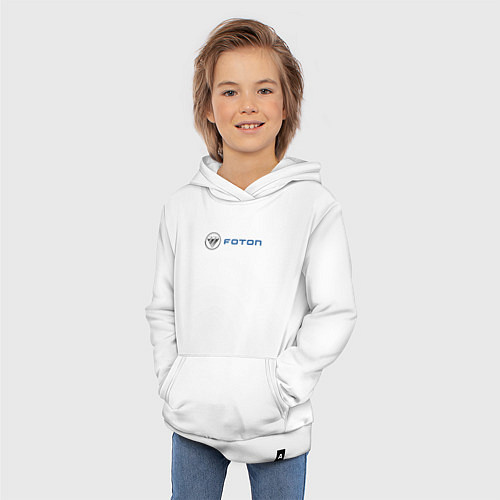 Детская толстовка-худи Foton / Белый – фото 3