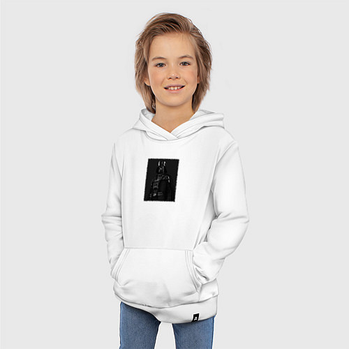 Детская толстовка-худи Тёмный лорд / Белый – фото 3