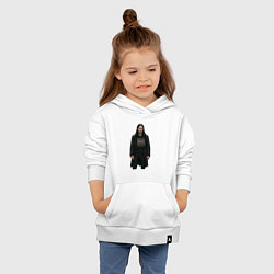 Толстовка детская хлопковая Bones в бронежелете, цвет: белый — фото 2