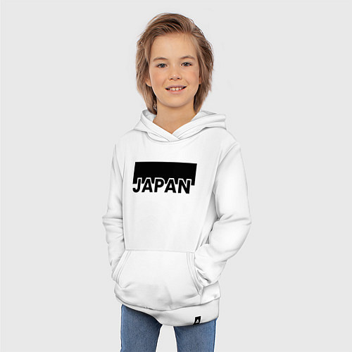 Детская толстовка-худи Japan / Белый – фото 3