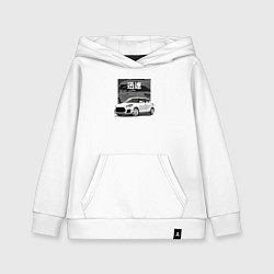Толстовка детская хлопковая Suzuki Swift Компактный Стиль, цвет: белый