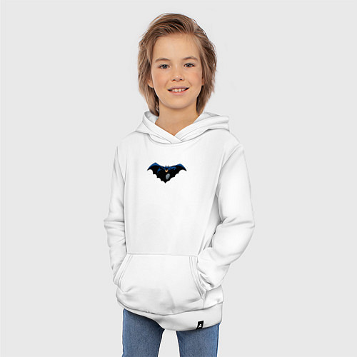 Детская толстовка-худи Поймать Бэтмена / Белый – фото 3