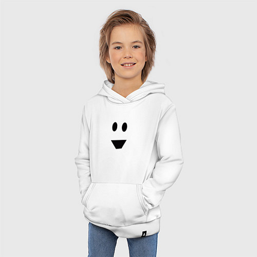 Детская толстовка-худи Я привидение / Белый – фото 3