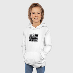 Толстовка детская хлопковая Depeche Mode - Strangelove - music video shots, цвет: белый — фото 2