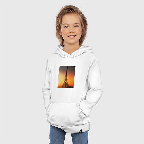 Детская толстовка-худи Джон Уик в Париже / Белый – фото 3
