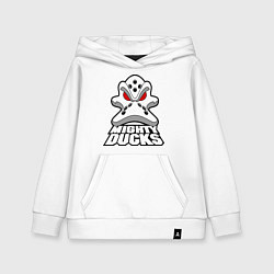 Толстовка детская хлопковая HC Anaheim Ducks, цвет: белый