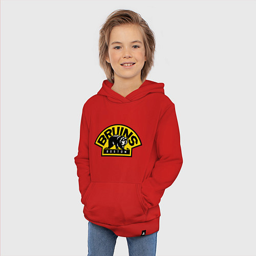Детская толстовка-худи HC Boston Bruins Label / Красный – фото 3