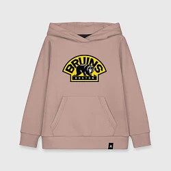 Толстовка детская хлопковая HC Boston Bruins Label, цвет: пыльно-розовый