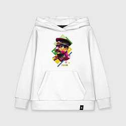 Толстовка детская хлопковая Stalin Art, цвет: белый